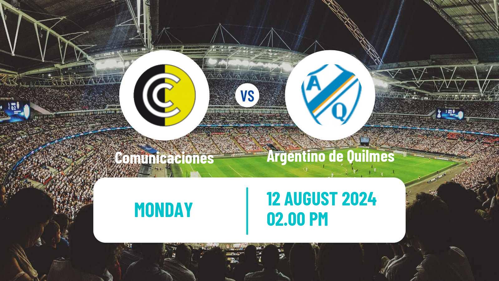 Soccer Argentinian Primera B Comunicaciones - Argentino de Quilmes