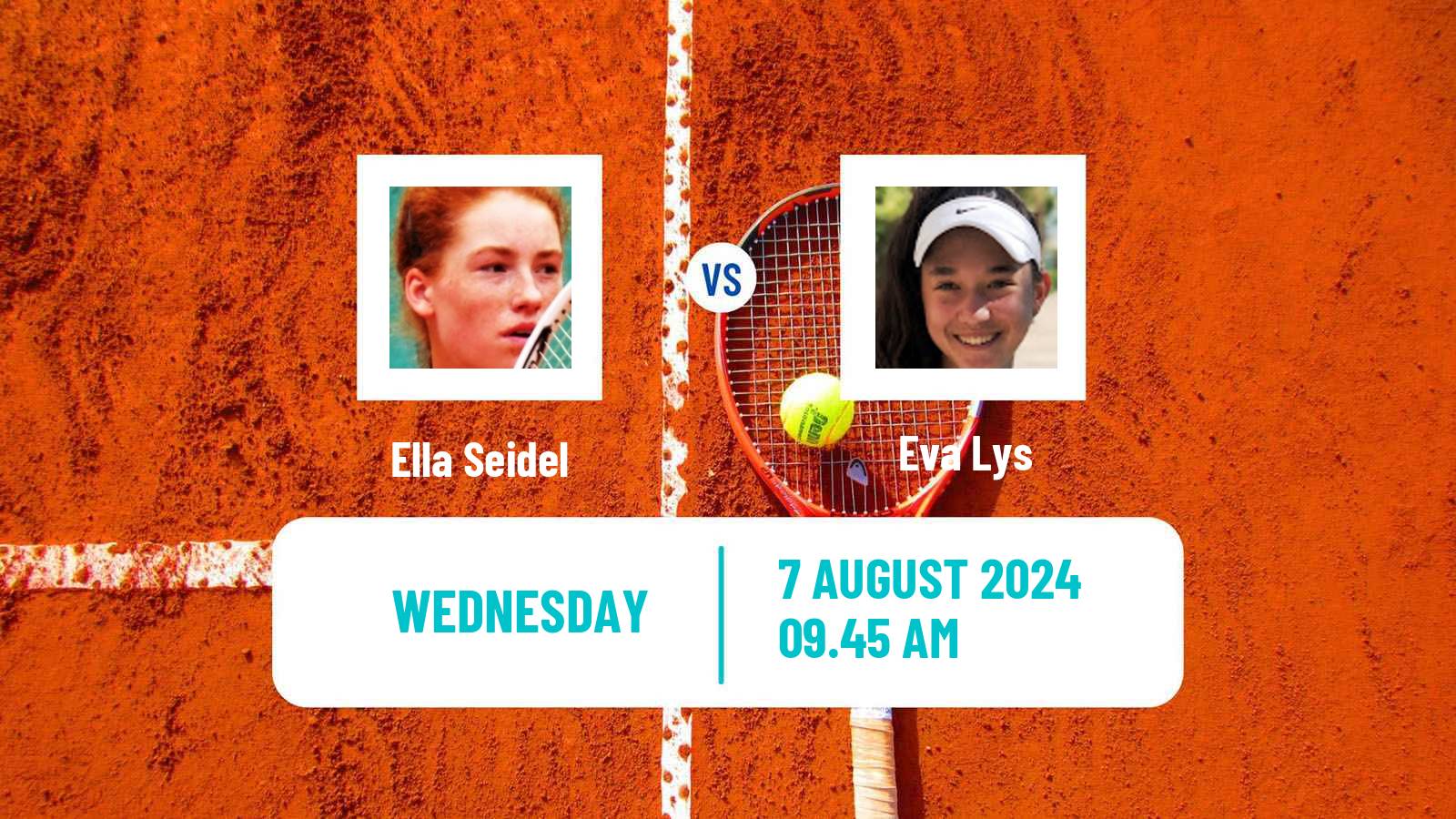 Tennis Hamburg Challenger Women Ella Seidel - Eva Lys