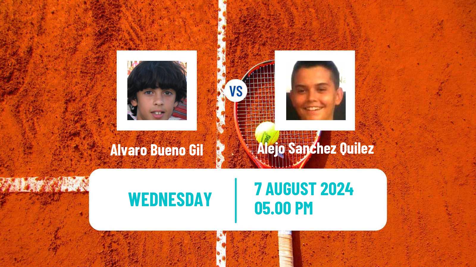 Tennis ITF M15 H Tauste Men Alvaro Bueno Gil - Alejo Sanchez Quilez