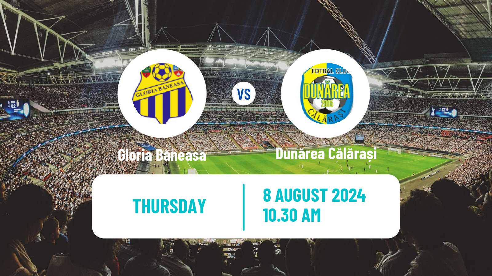 Soccer Romanian Cup Gloria Băneasa - Dunărea Călărași