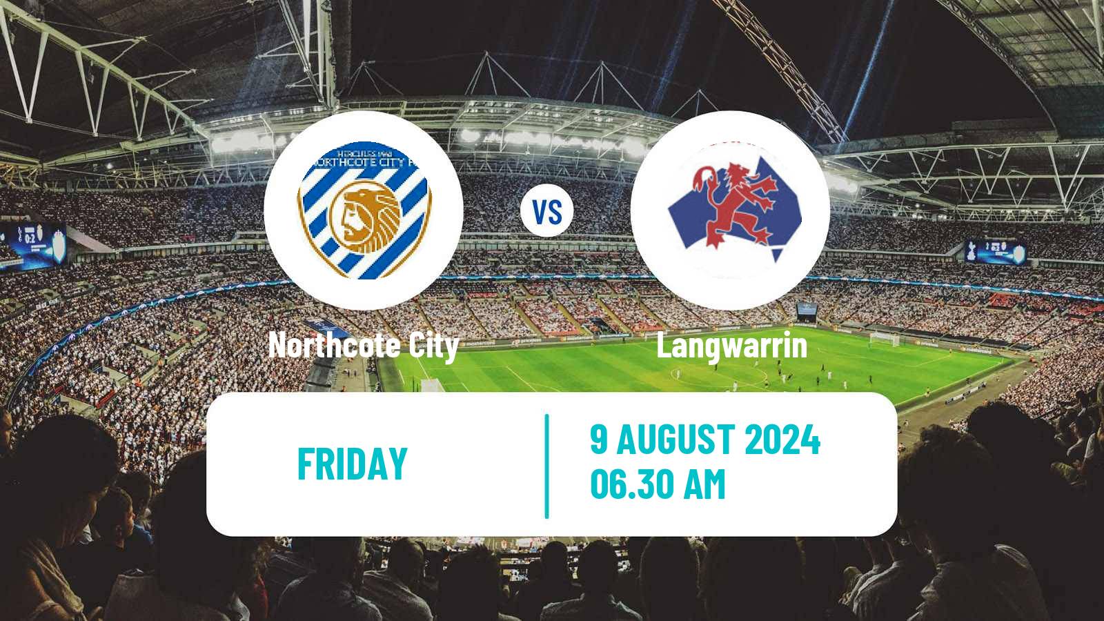 Soccer Australian Victoria Premier League Northcote City - Langwarrin