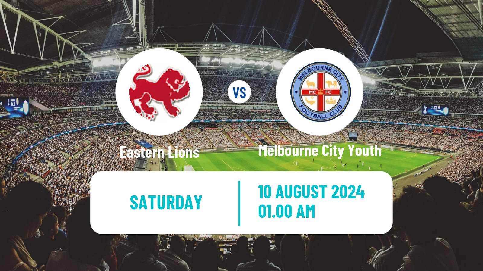 Soccer Australian Victoria Premier League Eastern Lions - Melbourne City Youth