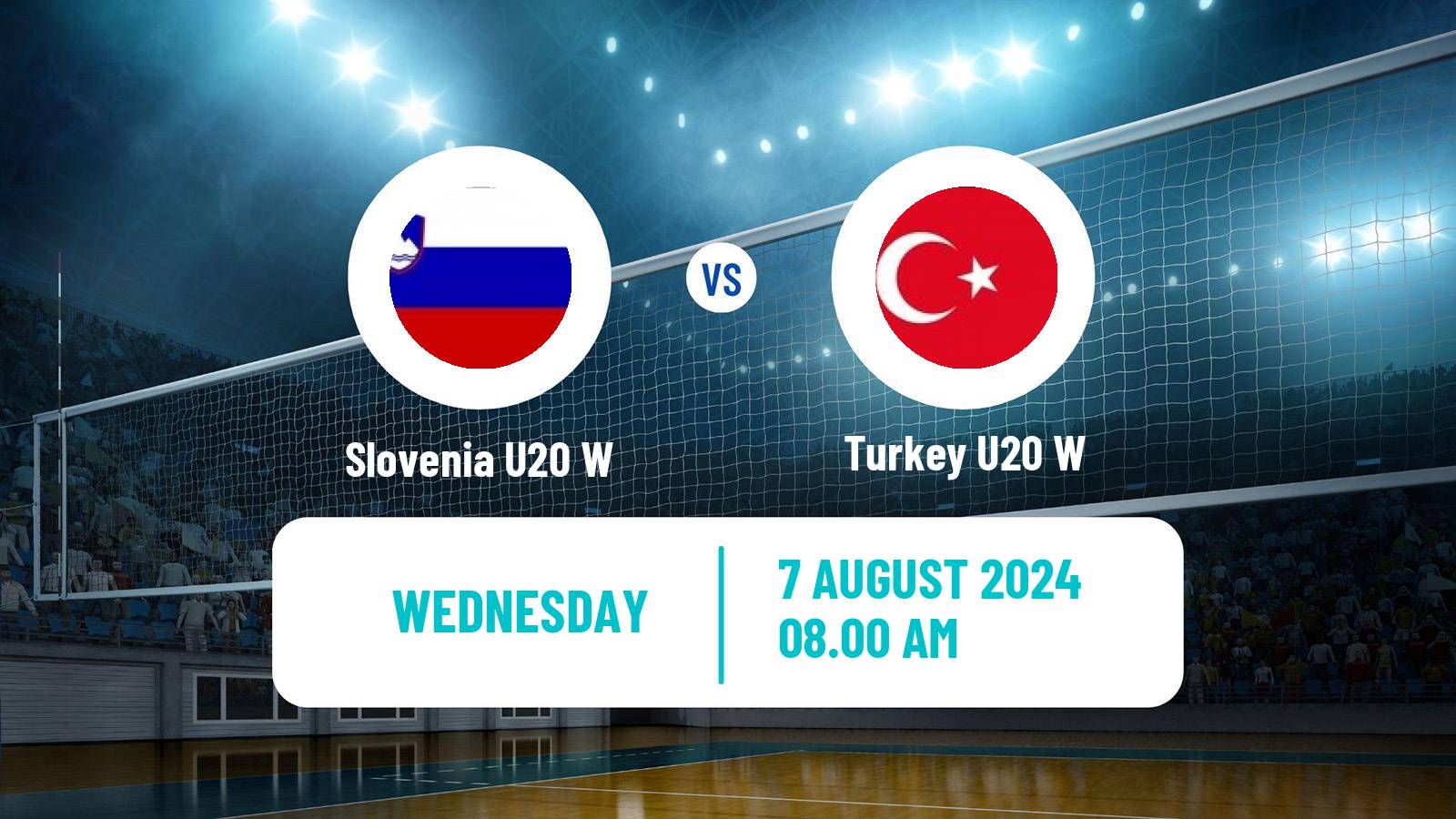 Volleyball European Championship U20 Volleyball Women Slovenia U20 W - Turkey U20 W