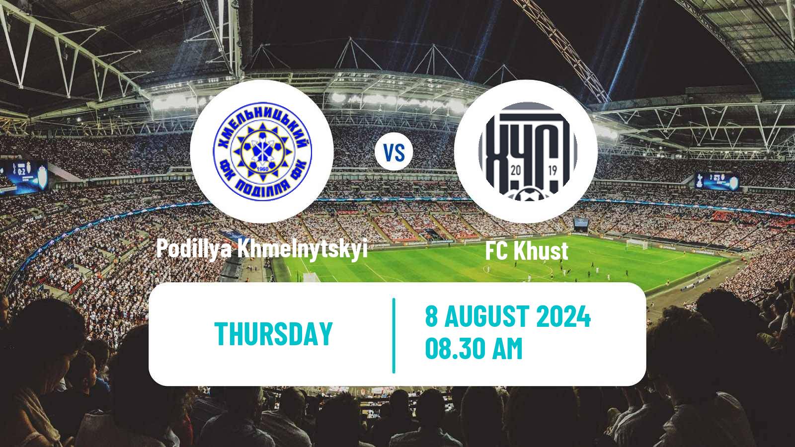 Soccer Ukrainian Persha Liga Podillya Khmelnytskyi - Khust