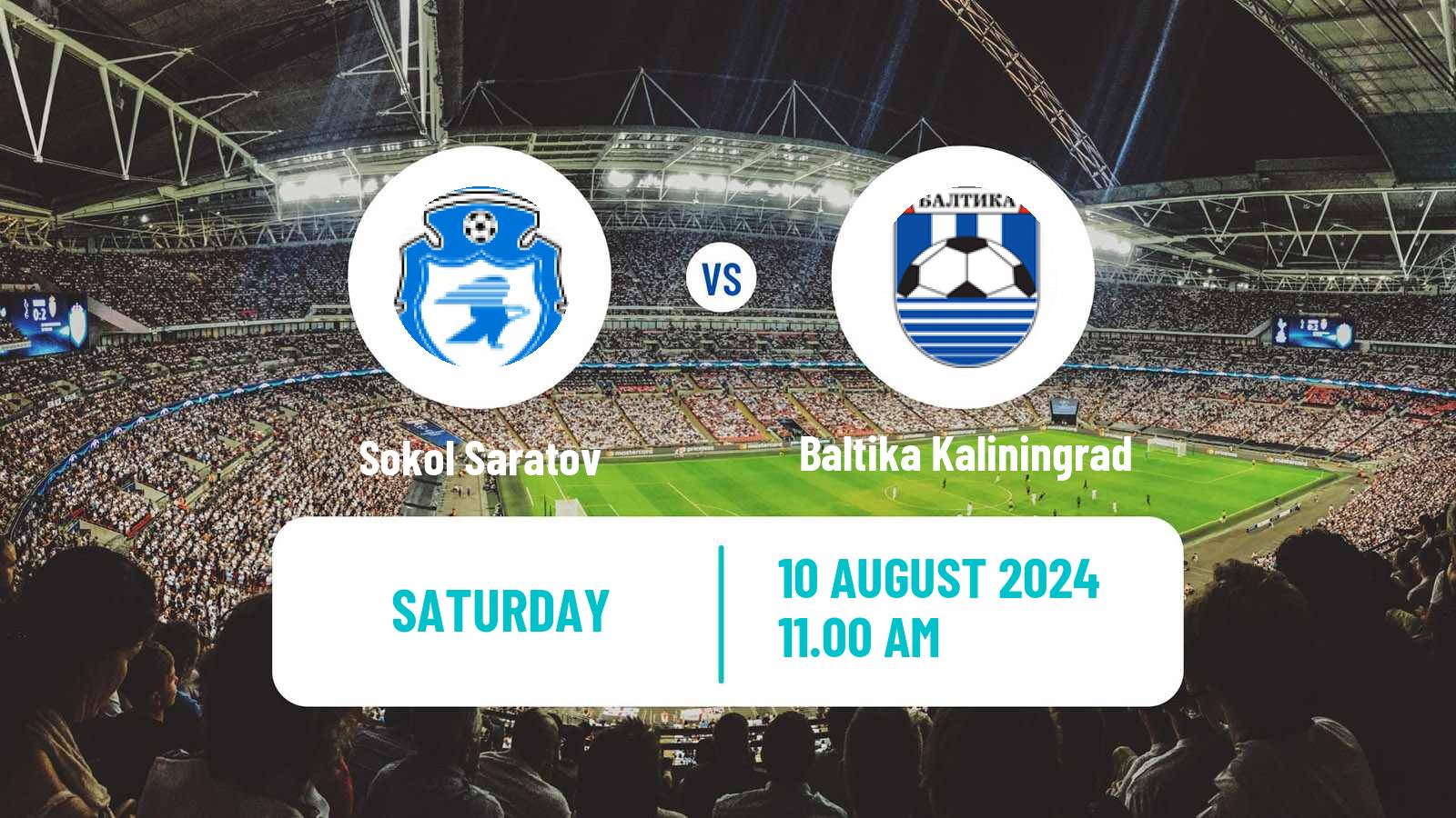 Soccer Russian FNL Sokol Saratov - Baltika Kaliningrad