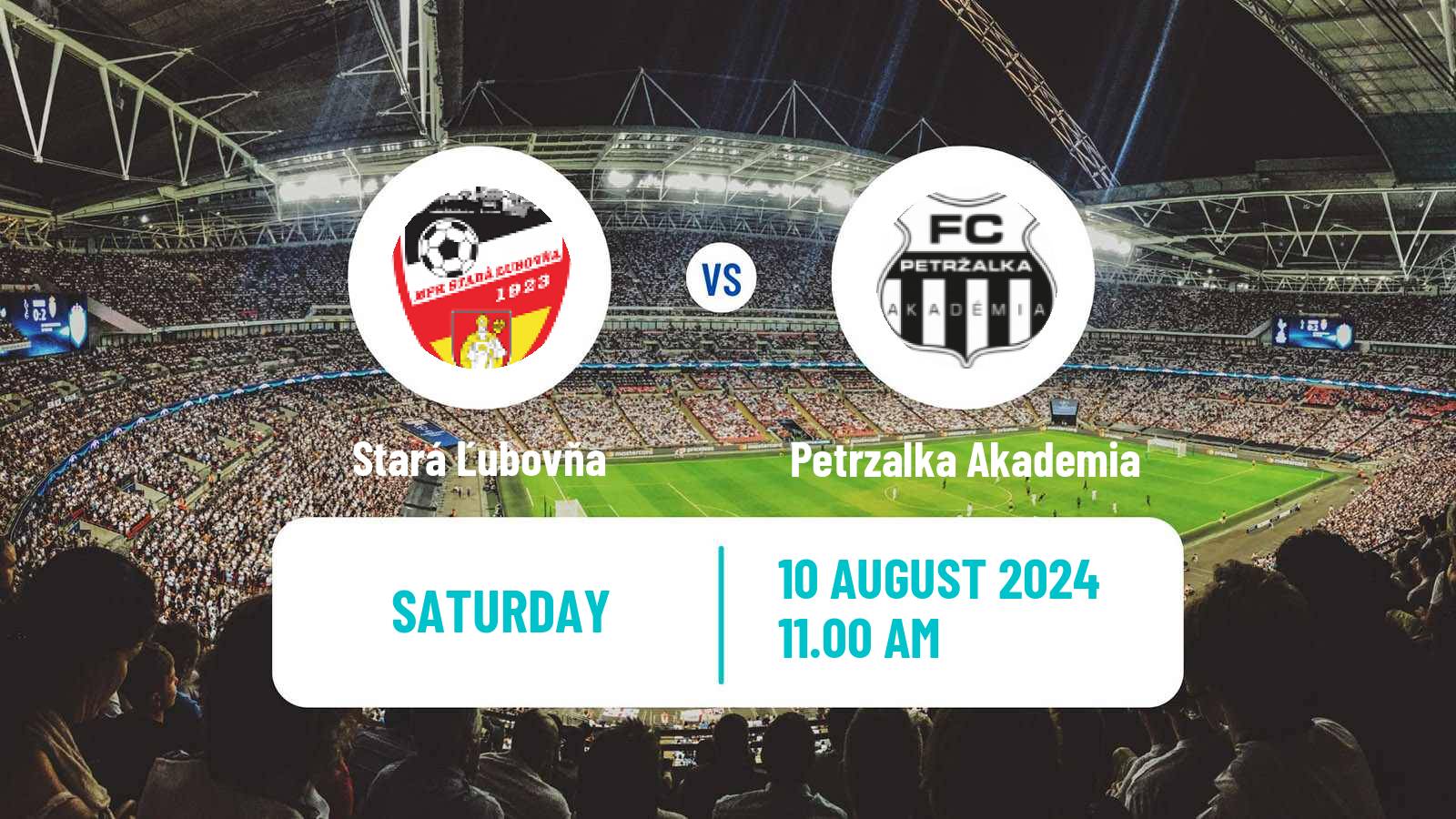 Soccer Slovak 2 Liga Stará Ľubovňa - Petrzalka Akademia