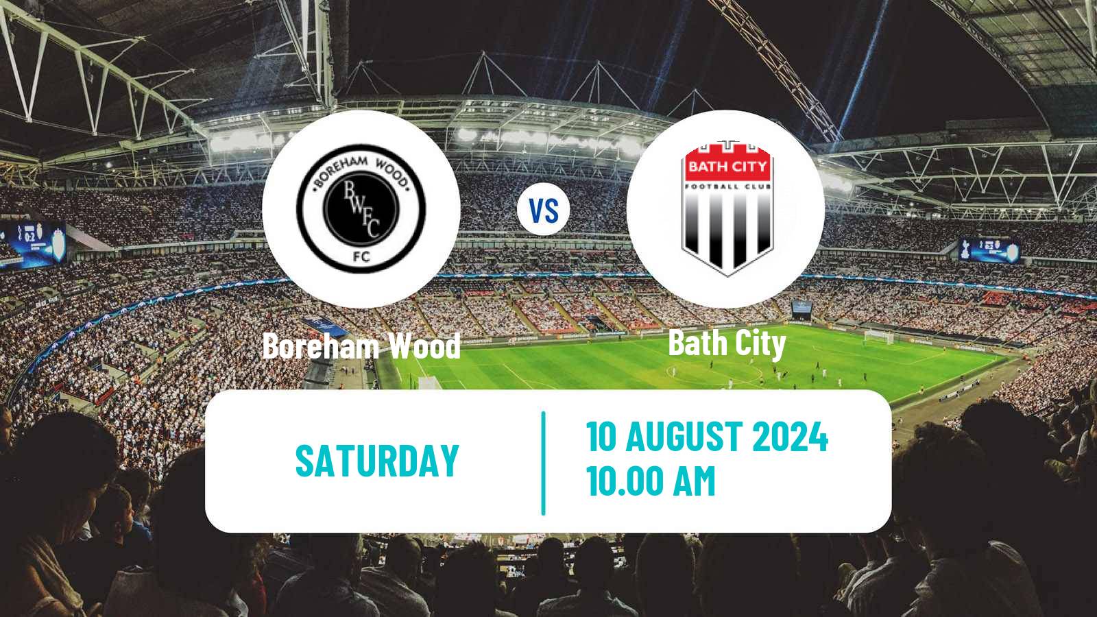 Soccer English National League South Boreham Wood - Bath City