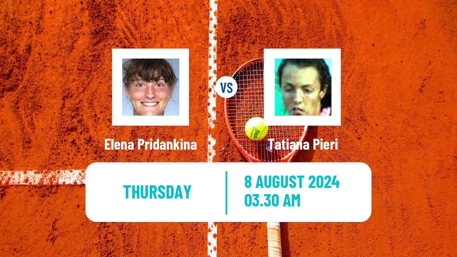 Tennis ITF W50 Zagreb Women Elena Pridankina - Tatiana Pieri