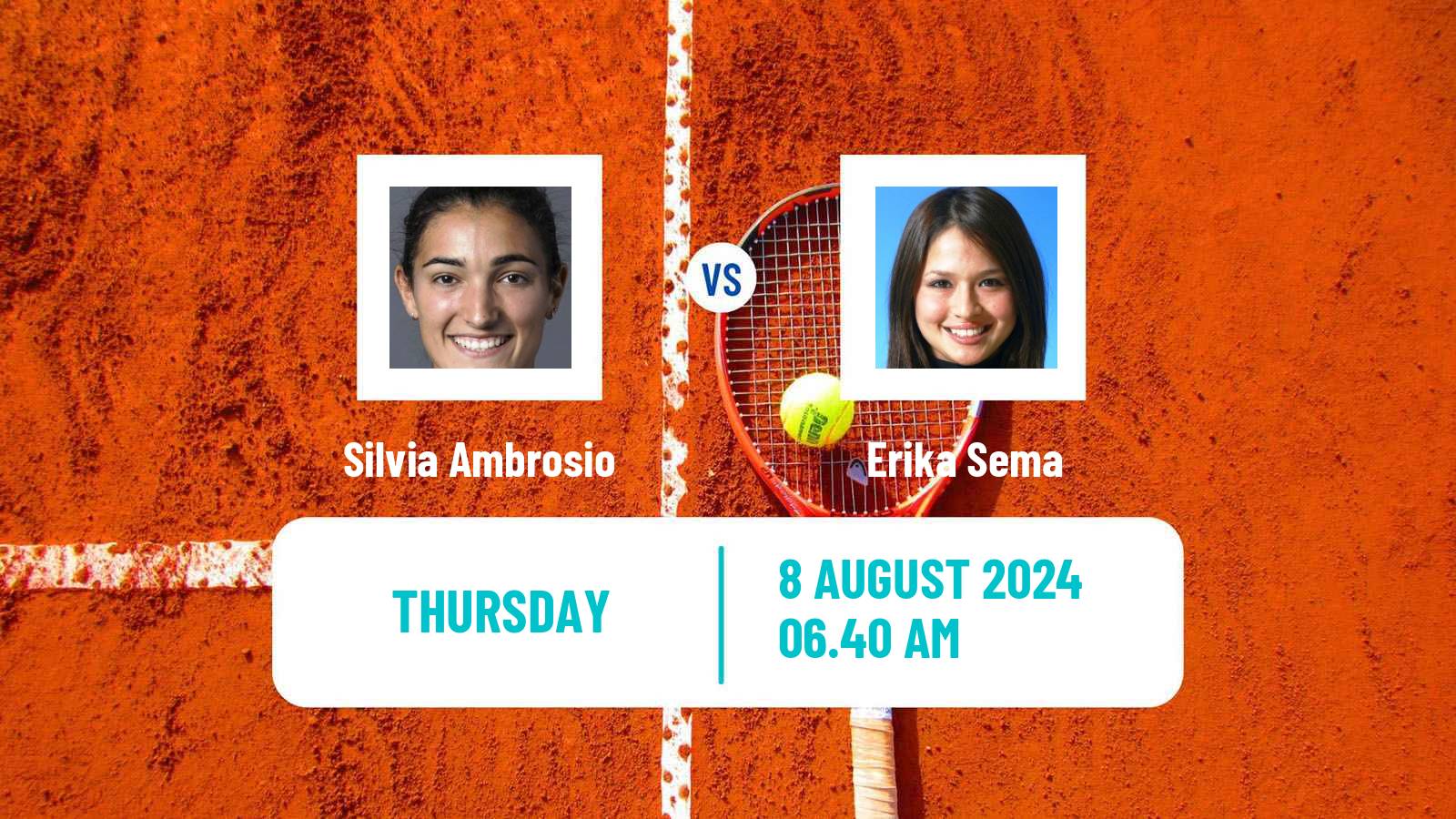 Tennis ITF W35 H Leipzig Women Silvia Ambrosio - Erika Sema