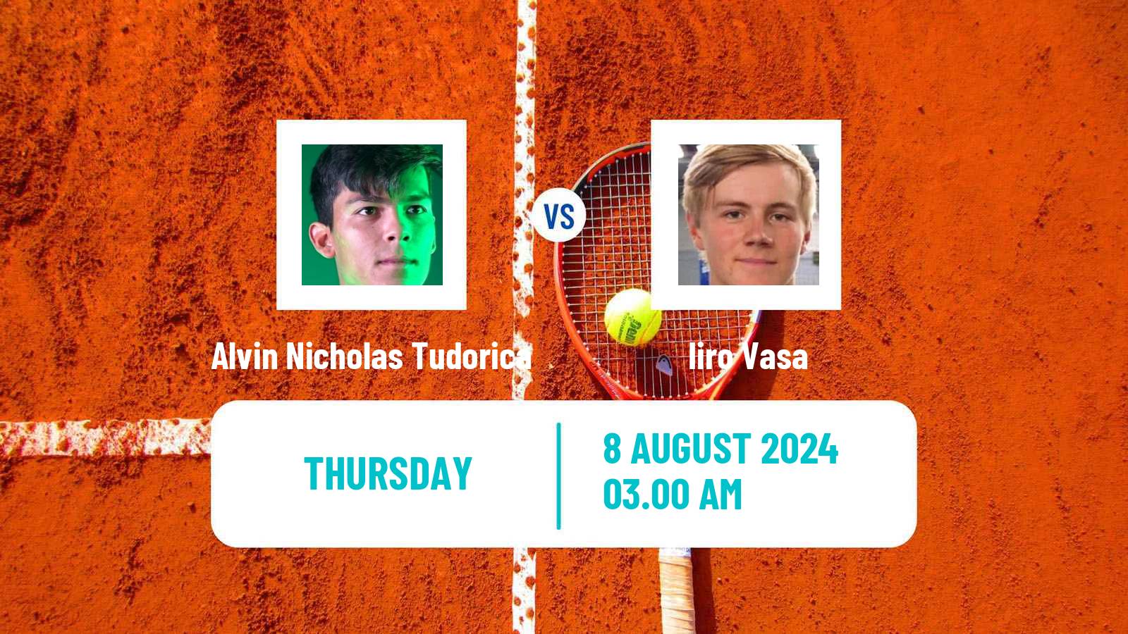 Tennis ITF M15 Vaasa Men Alvin Nicholas Tudorica - Iiro Vasa