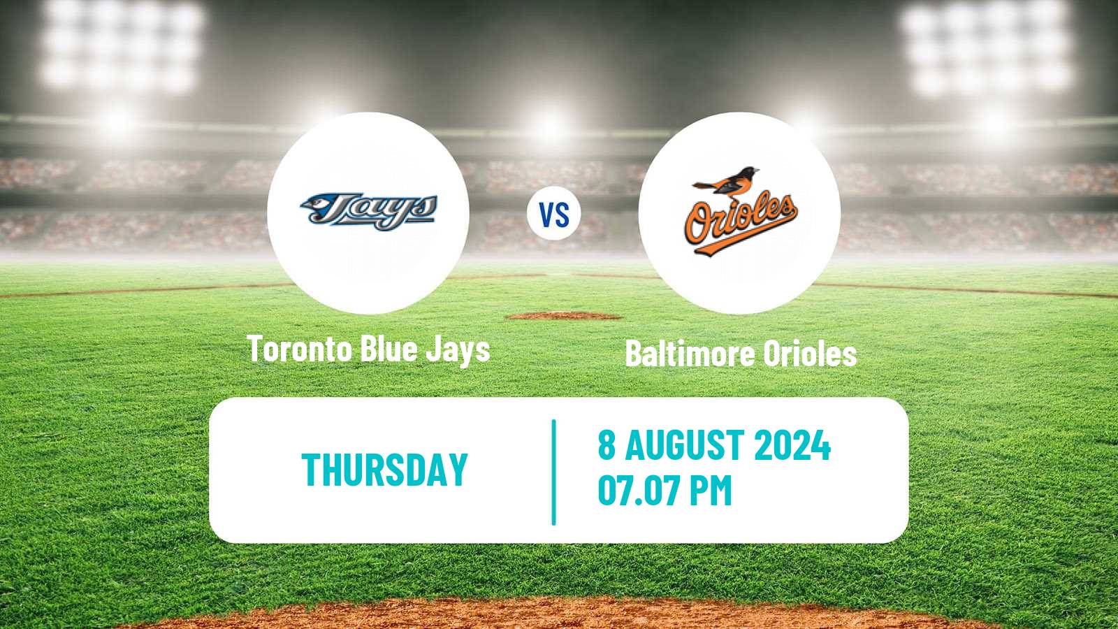 Baseball MLB Toronto Blue Jays - Baltimore Orioles