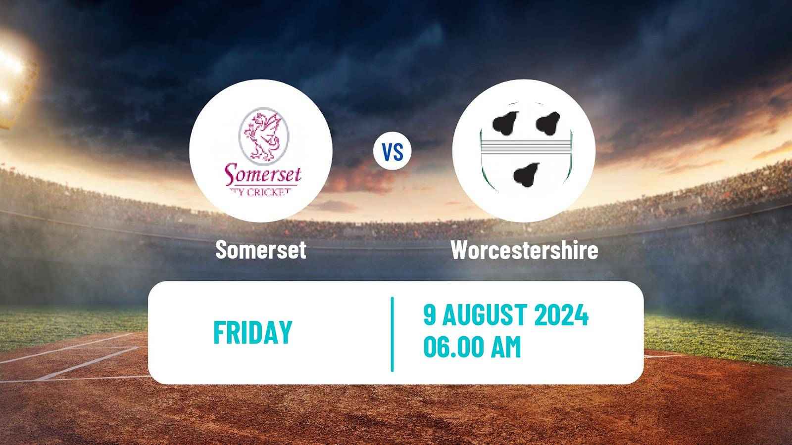 Cricket Royal London One-Day Cup Somerset - Worcestershire