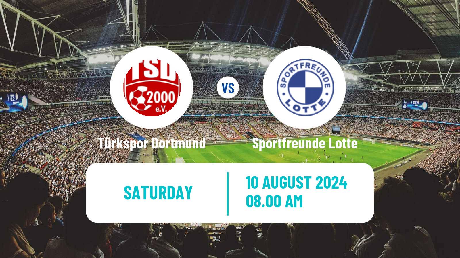 Soccer German Regionalliga West Türkspor Dortmund - Sportfreunde Lotte