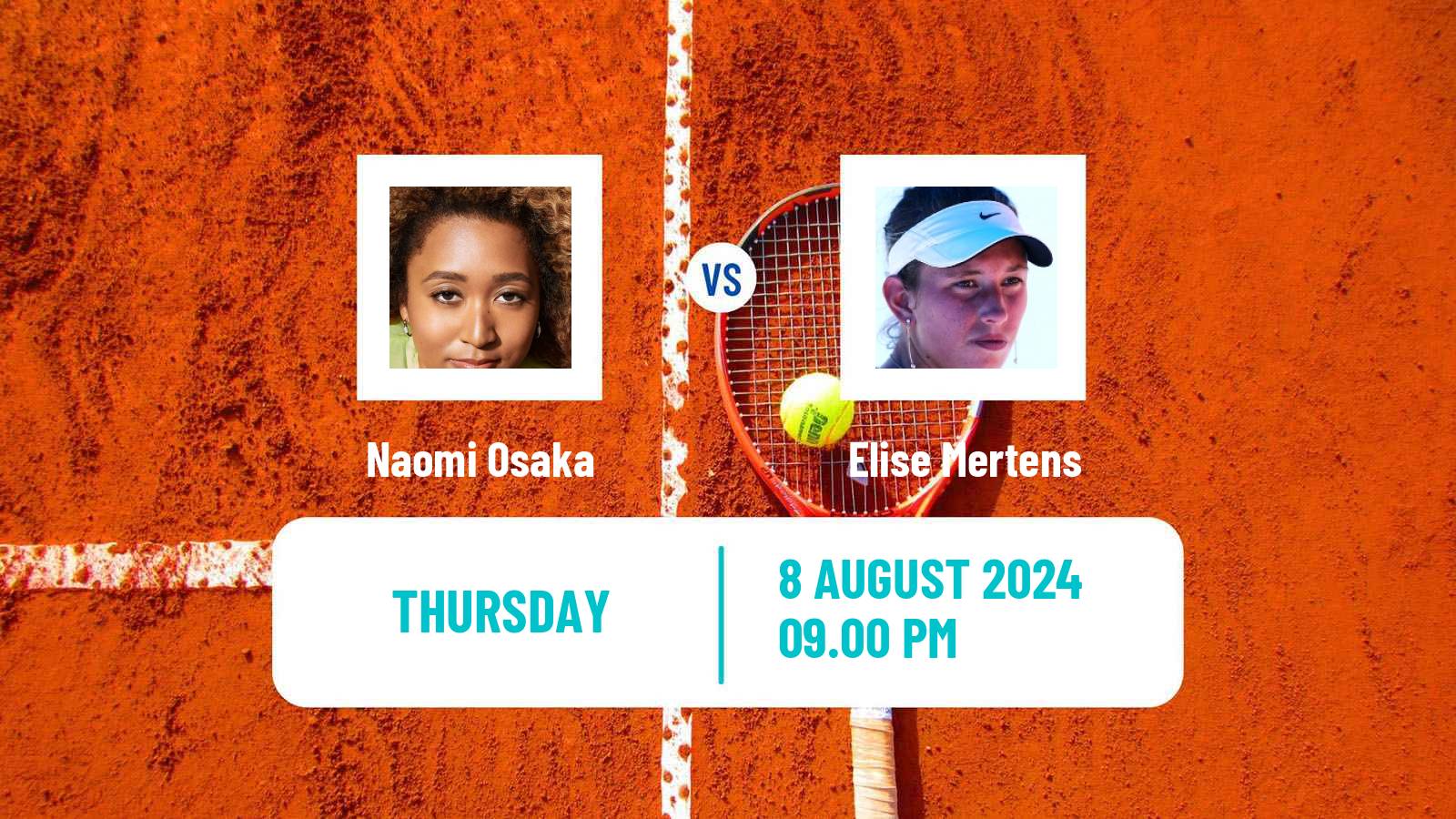 Tennis WTA Toronto Naomi Osaka - Elise Mertens