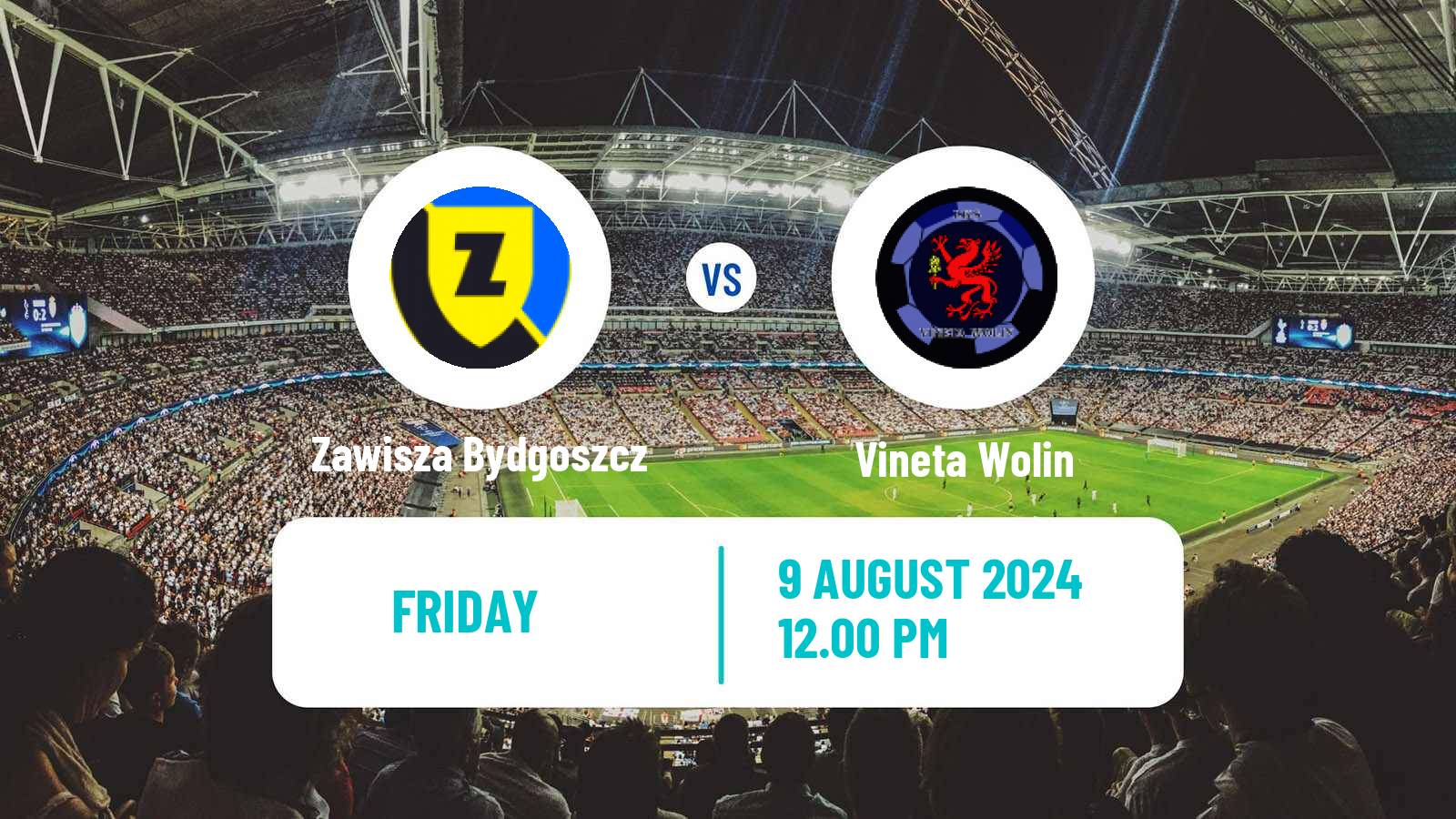 Soccer Polish Division 3 - Group II Zawisza Bydgoszcz - Vineta Wolin