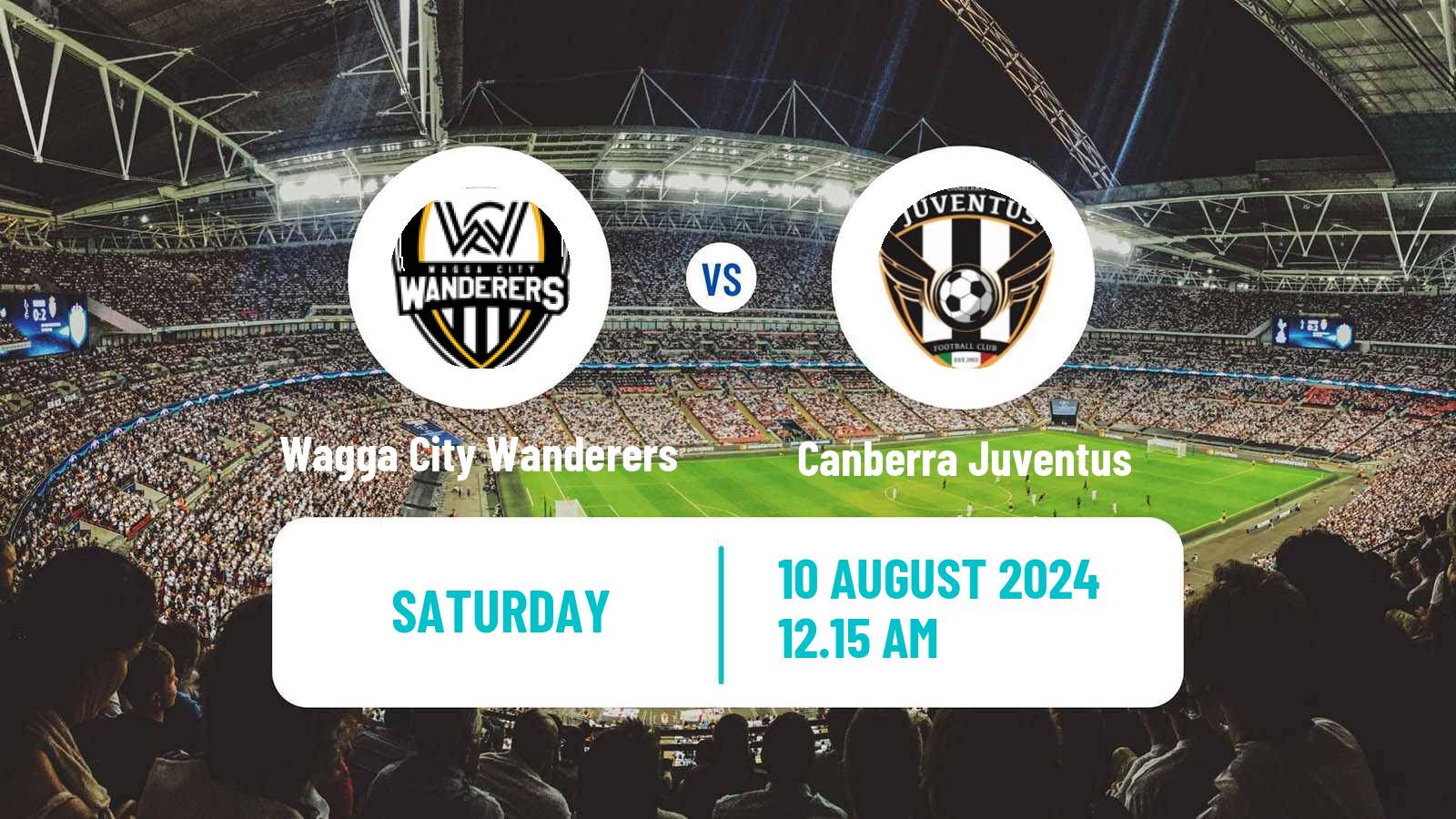 Soccer Australian Capital Premier League Wagga City Wanderers - Canberra Juventus