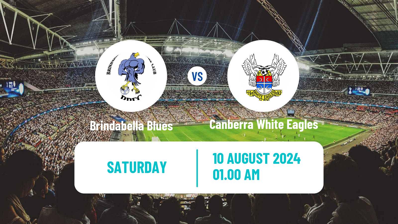 Soccer Australian Capital Premier League Brindabella Blues - Canberra White Eagles