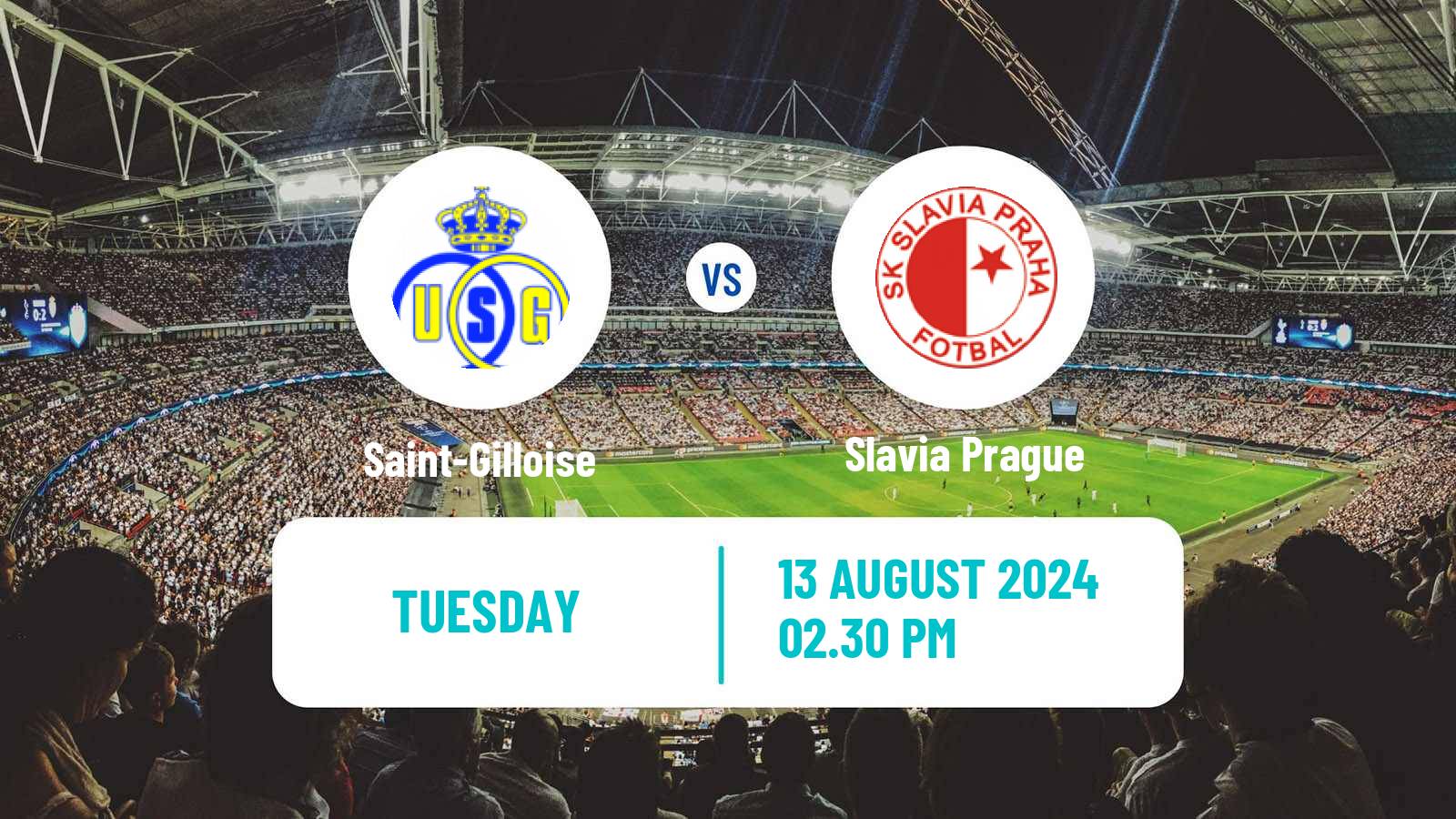 Soccer UEFA Champions League Saint-Gilloise - Slavia Prague