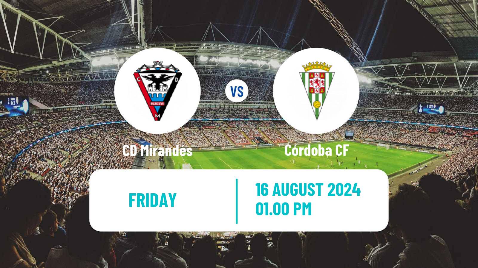 Soccer Spanish LaLiga2 Mirandés - Córdoba