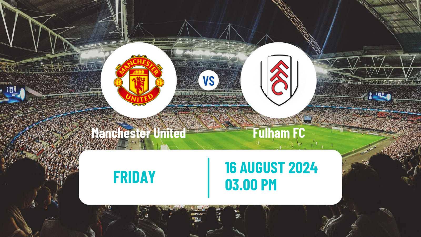 Soccer English Premier League Manchester United - Fulham