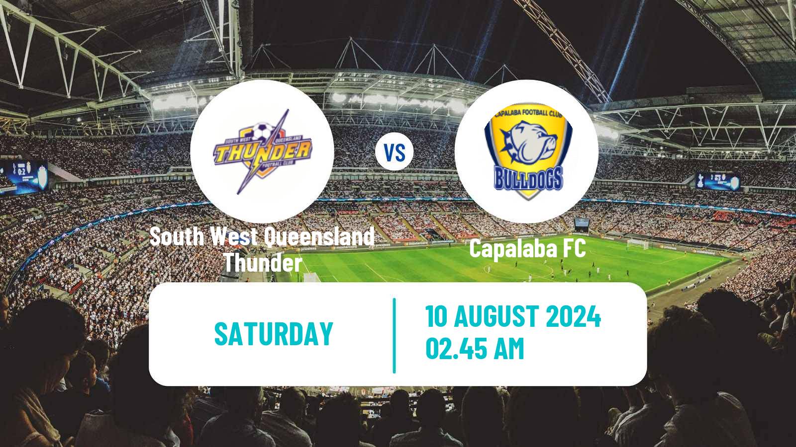 Soccer Australian Queensland Premier League South West Queensland Thunder - Capalaba