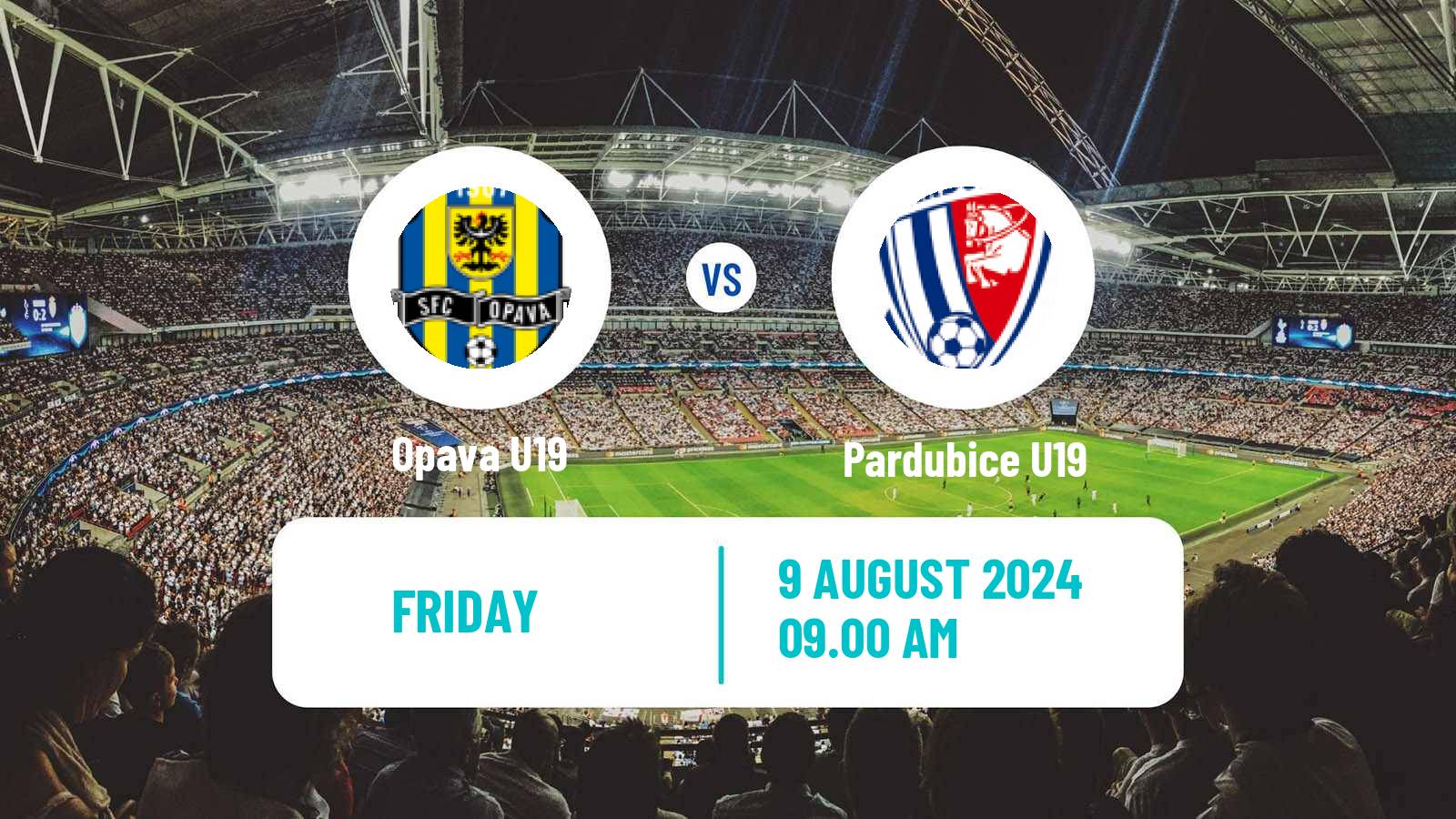 Soccer Czech U19 League Opava U19 - Pardubice U19