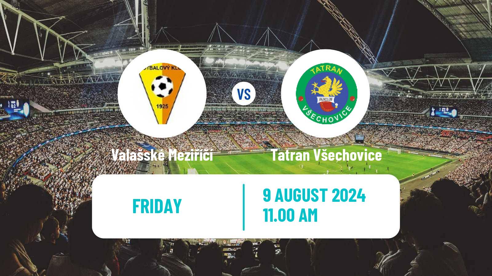 Soccer Czech Division E Valašské Meziříčí - Tatran Všechovice