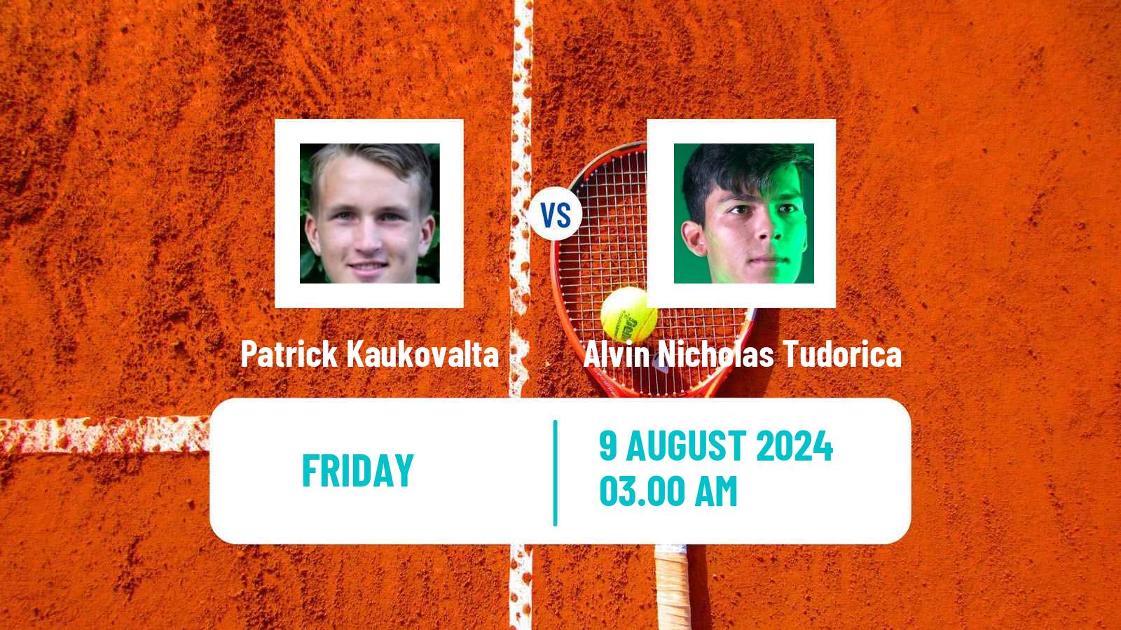 Tennis ITF M15 Vaasa Men Patrick Kaukovalta - Alvin Nicholas Tudorica