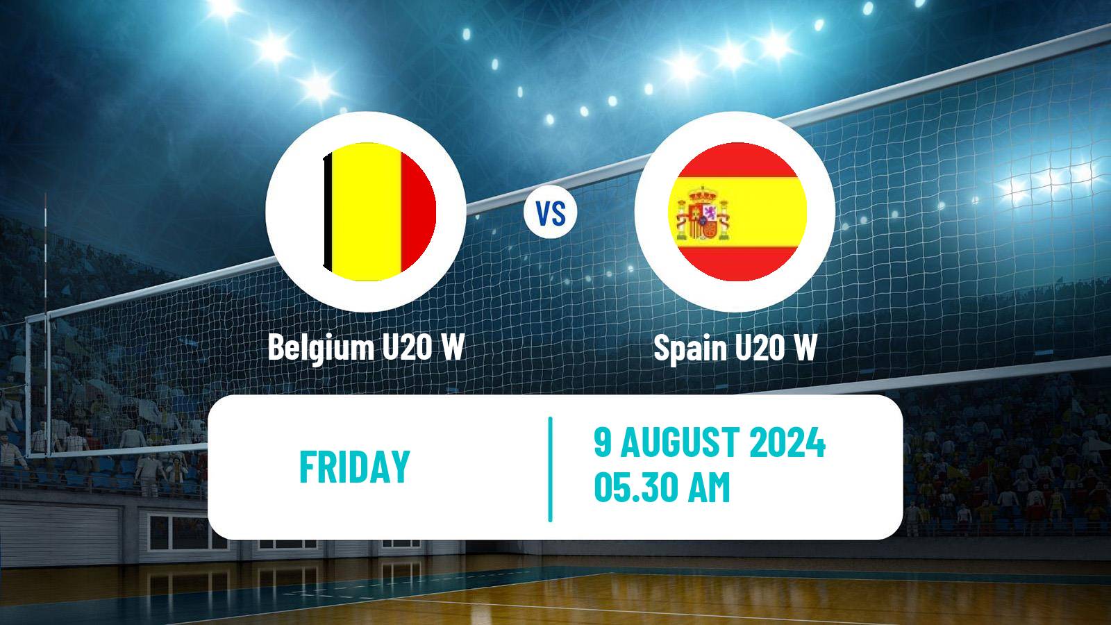 Volleyball European Championship U20 Volleyball Women Belgium U20 W - Spain U20 W