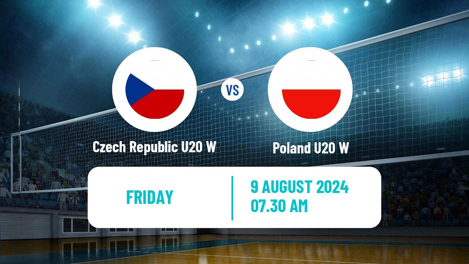 Volleyball European Championship U20 Volleyball Women Czech Republic U20 W - Poland U20 W