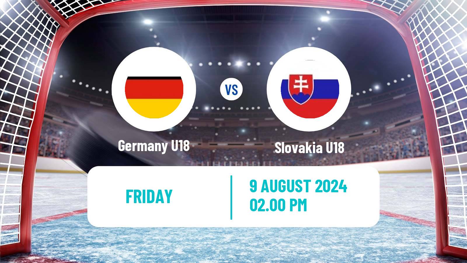 Hockey Hlinka-Gretzky Cup Germany U18 - Slovakia U18