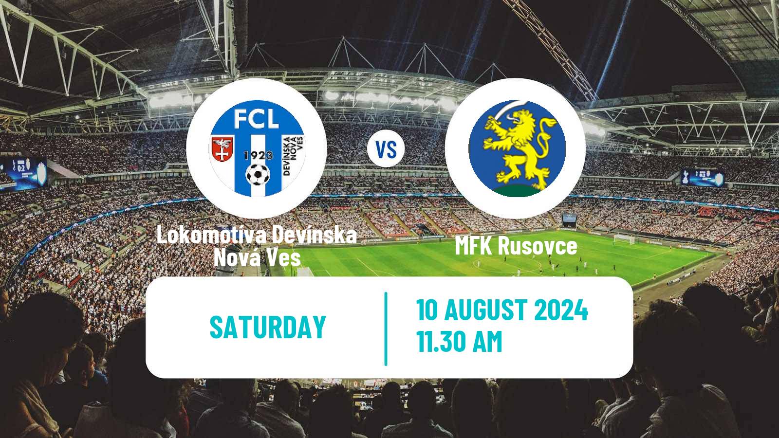 Soccer Slovak 4 Liga Bratislava Lokomotíva Devínska Nová Ves - Rusovce