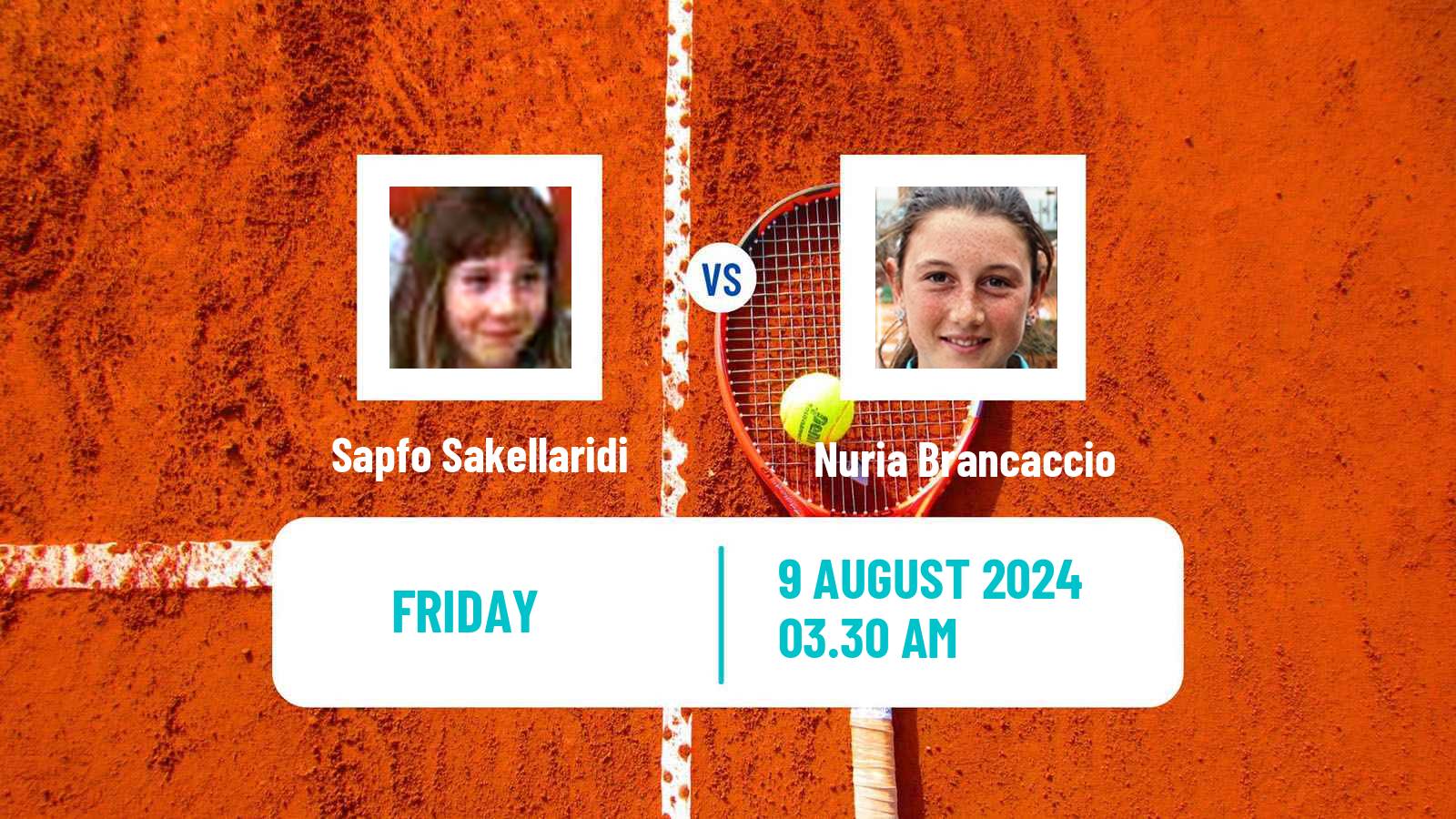 Tennis ITF W50 Zagreb Women Sapfo Sakellaridi - Nuria Brancaccio