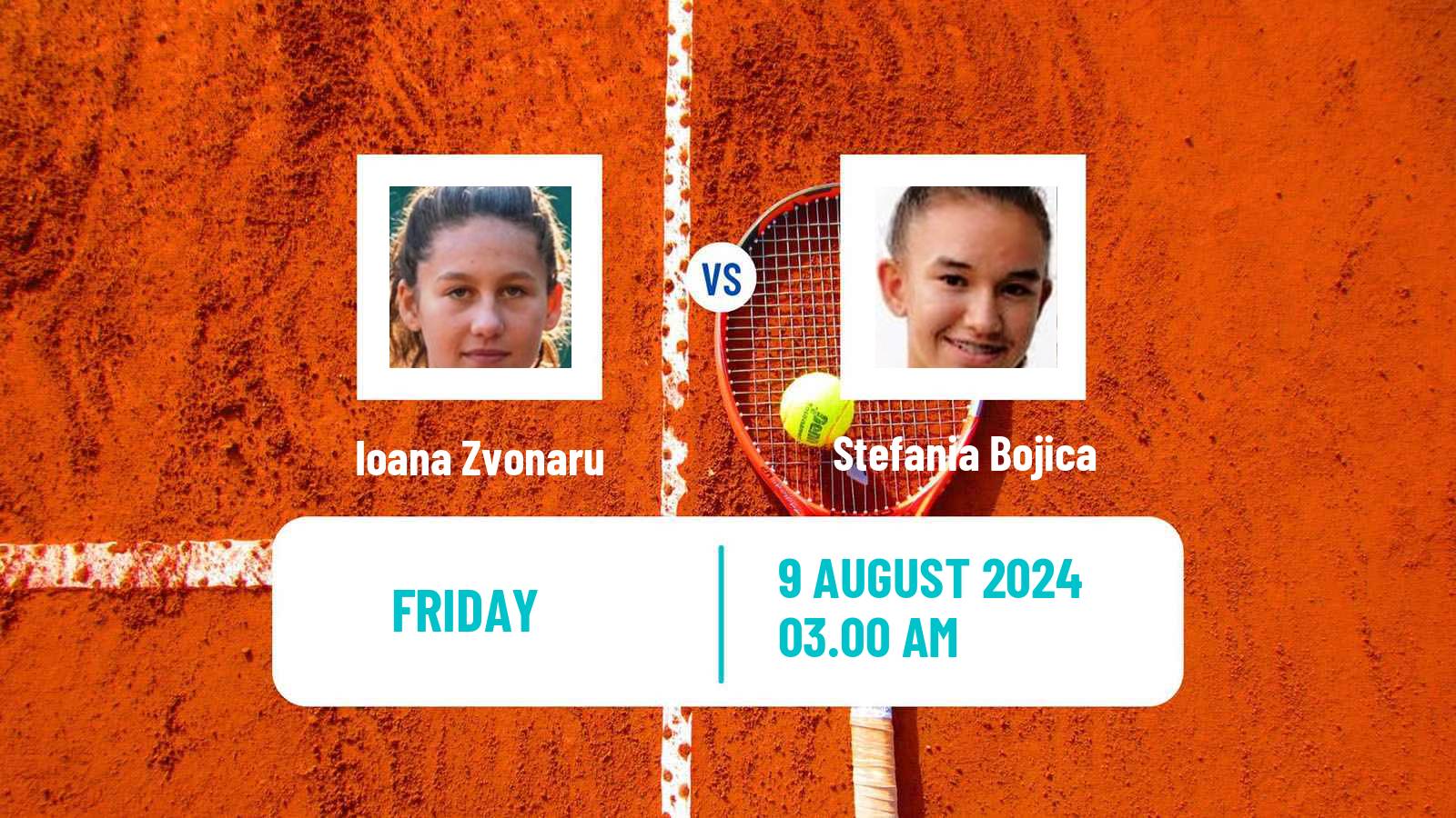 Tennis ITF W15 Bucharest 4 Women Ioana Zvonaru - Stefania Bojica