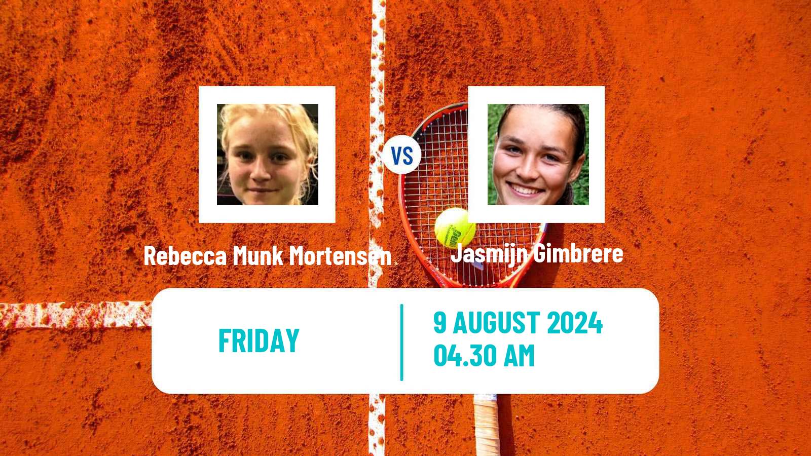 Tennis ITF W15 Bucharest 4 Women Rebecca Munk Mortensen - Jasmijn Gimbrere