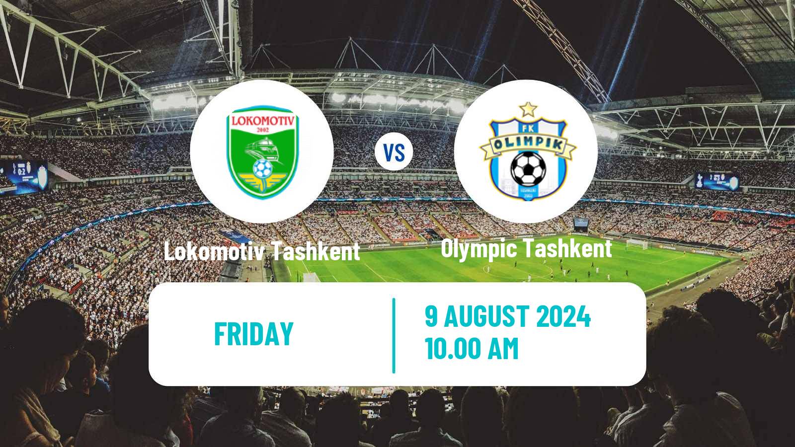 Soccer Uzbek League Lokomotiv Tashkent - Olympic Tashkent