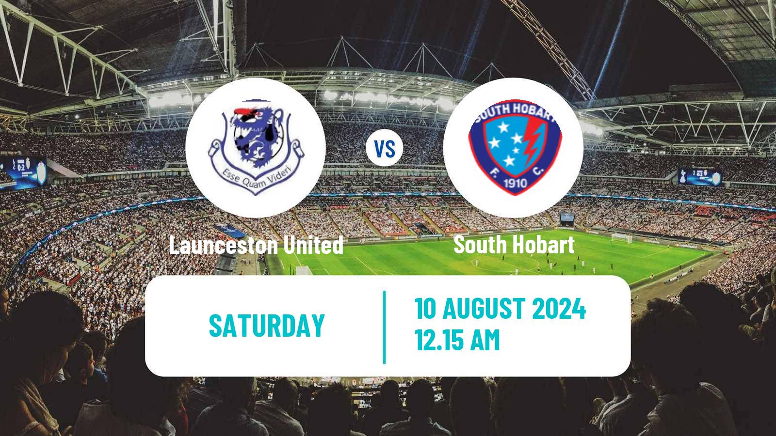 Soccer Australian NPL Tasmania Launceston United - South Hobart