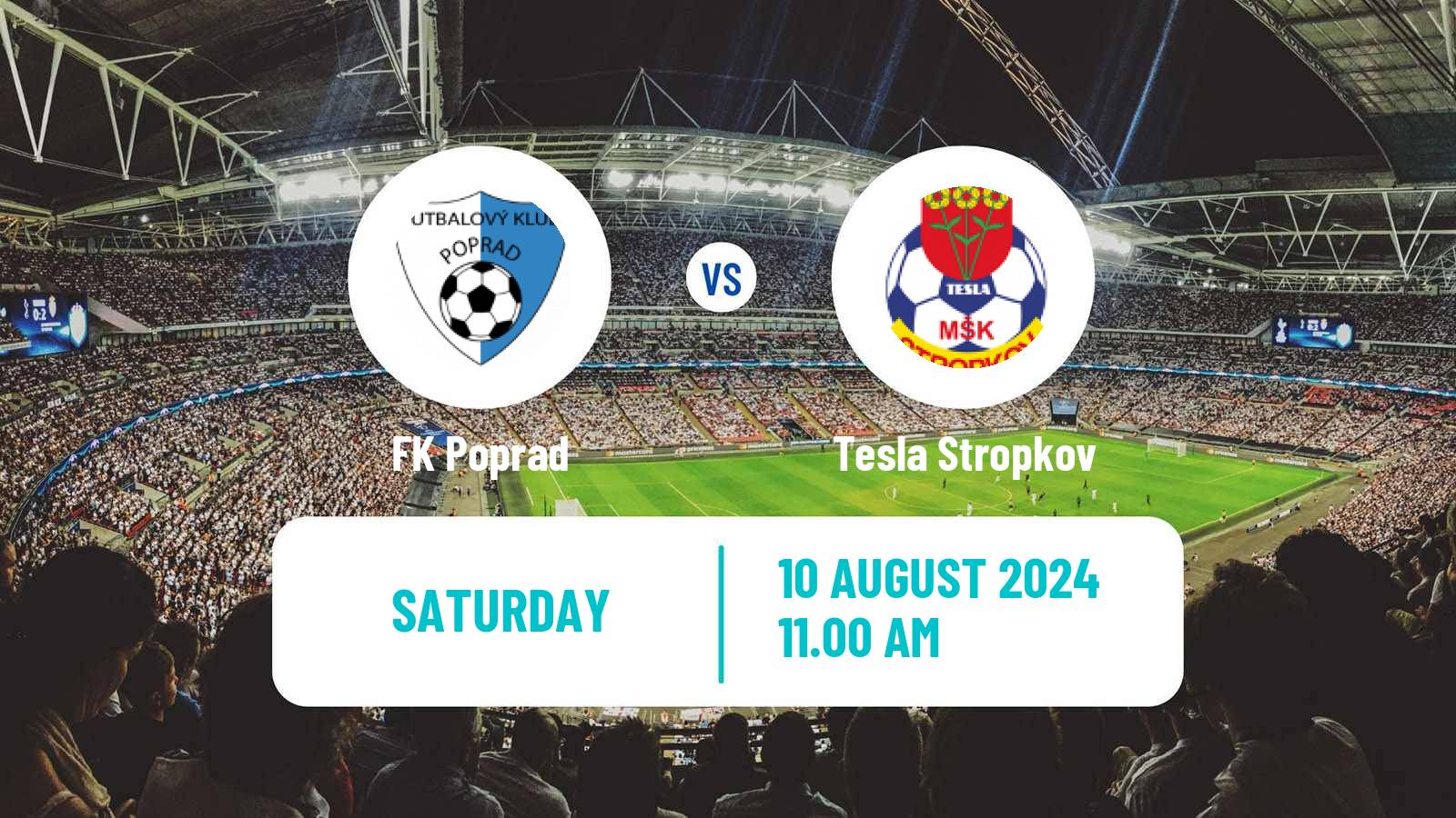 Soccer Slovak 3 Liga East Poprad - Tesla Stropkov