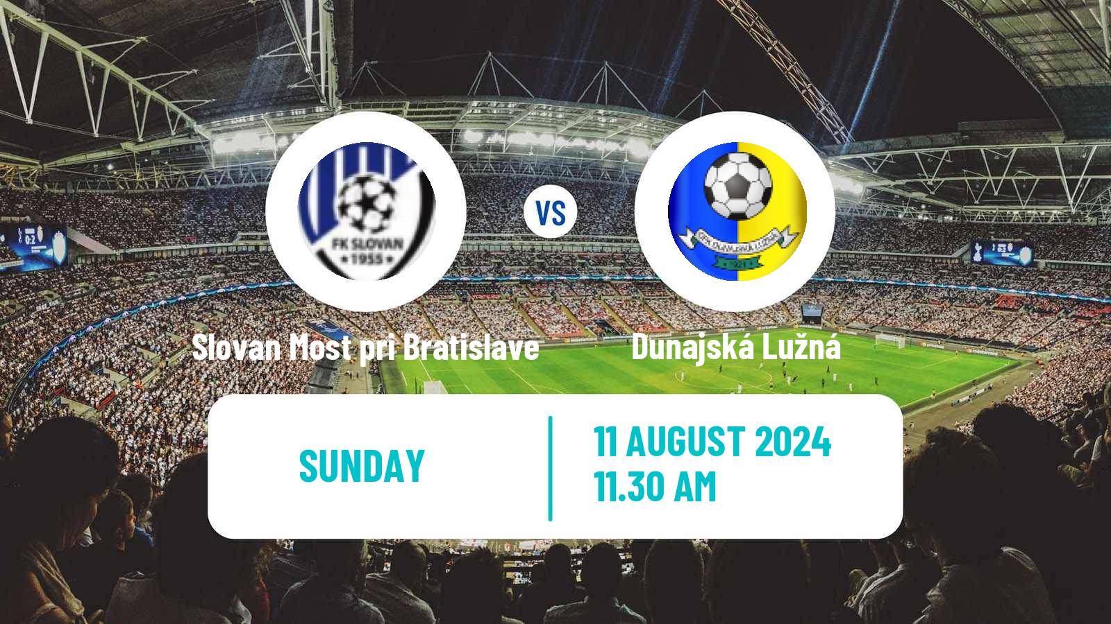 Soccer Slovak 4 Liga Bratislava Slovan Most pri Bratislave - Dunajská Lužná