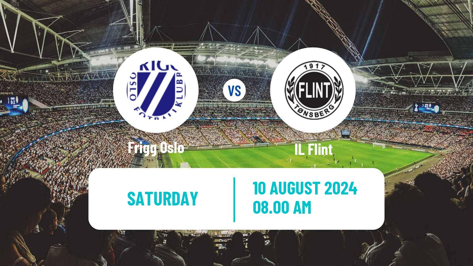 Soccer Norwegian Division 3 - Group 3 Frigg Oslo - Flint