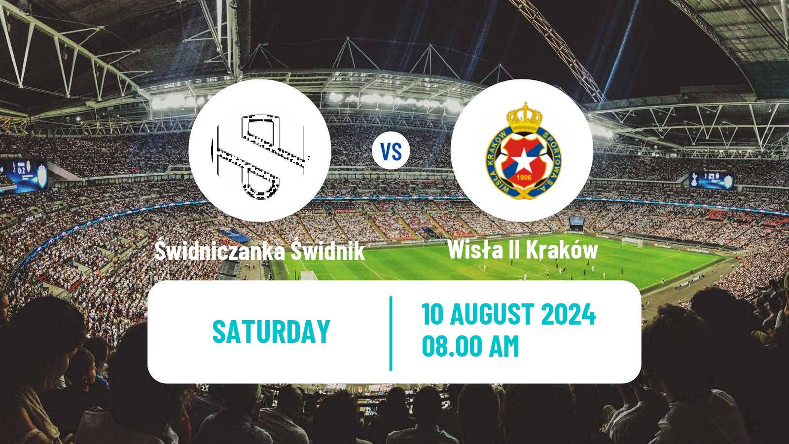 Soccer Polish Division 3 - Group IV Świdniczanka Świdnik - Wisła II Kraków