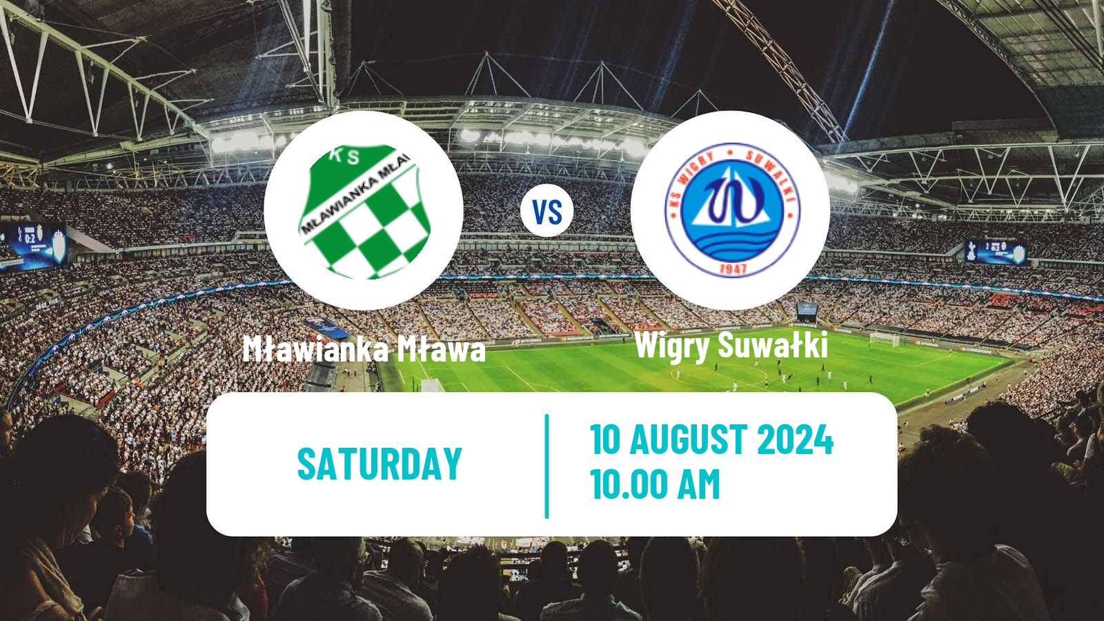 Soccer Polish Division 3 - Group I Mławianka Mława - Wigry Suwałki