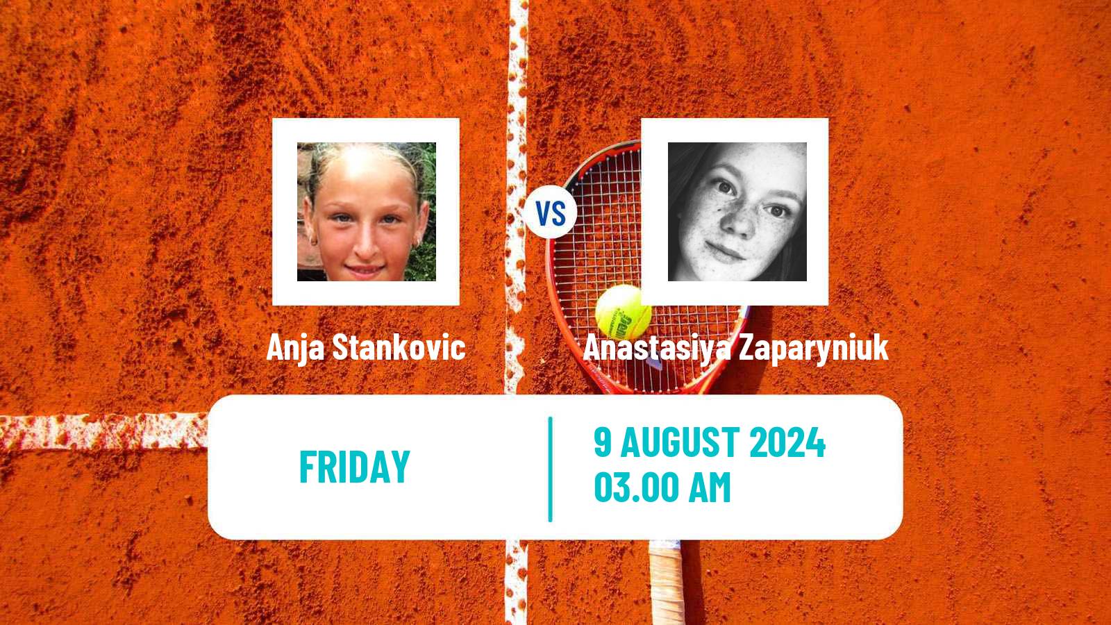 Tennis ITF W15 Kursumlijska Banja 15 Women Anja Stankovic - Anastasiya Zaparyniuk