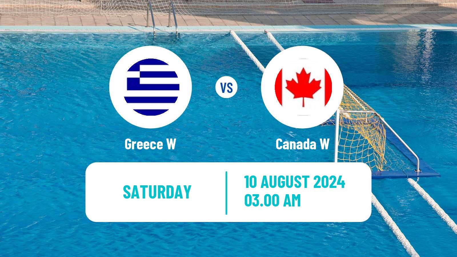 Water polo Olympic Games - Water polo Women Greece W - Canada W