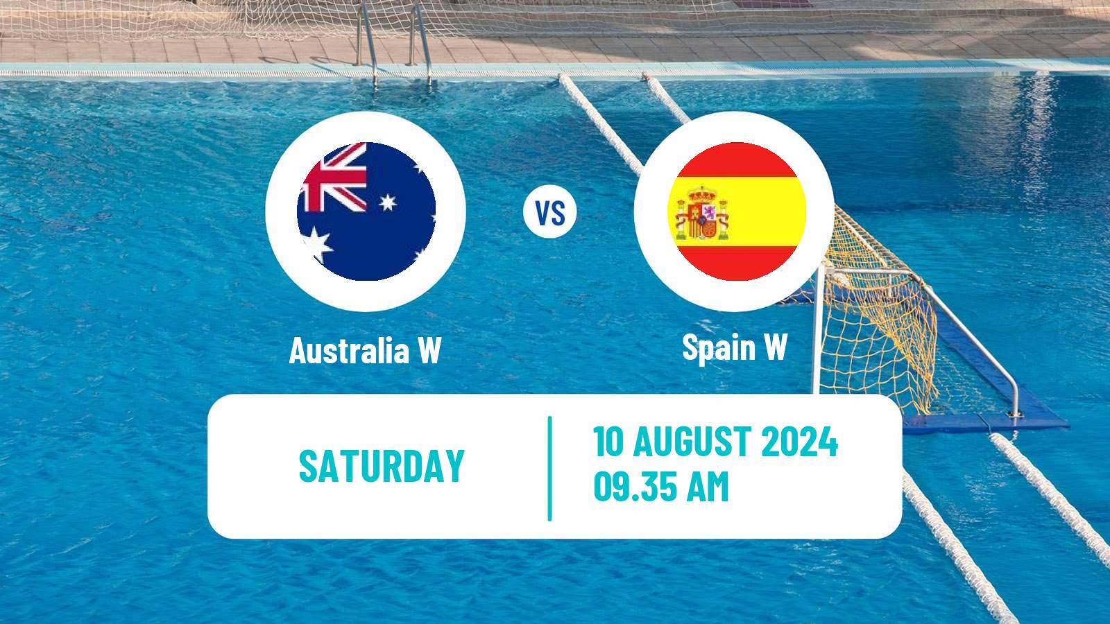 Water polo Olympic Games - Water polo Women Australia W - Spain W