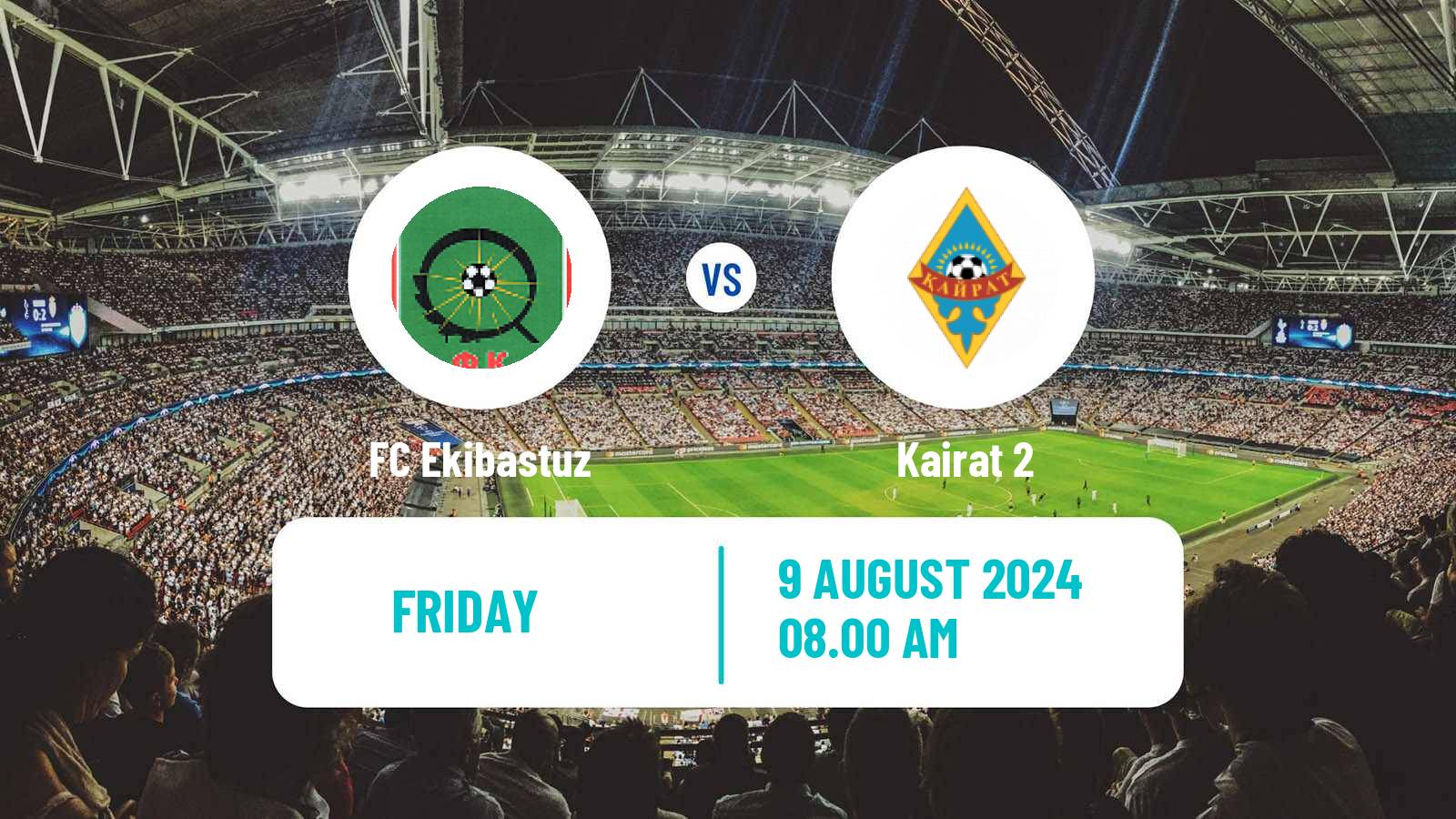 Soccer Kazakh First Division Ekibastuz - Kairat 2