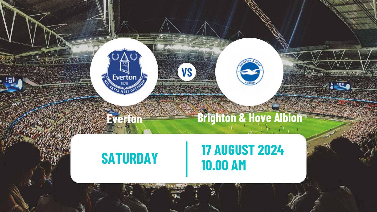 Soccer English Premier League Everton - Brighton & Hove Albion