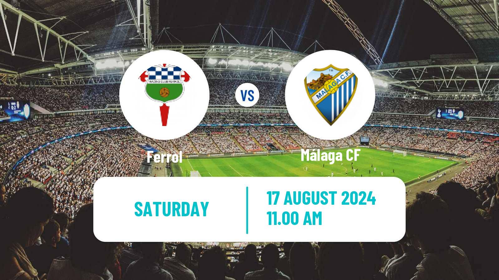 Soccer Spanish LaLiga2 Ferrol - Málaga