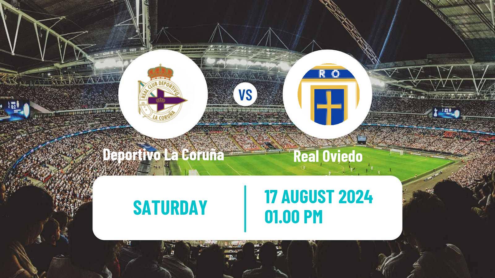 Soccer Spanish LaLiga2 Deportivo La Coruña - Real Oviedo