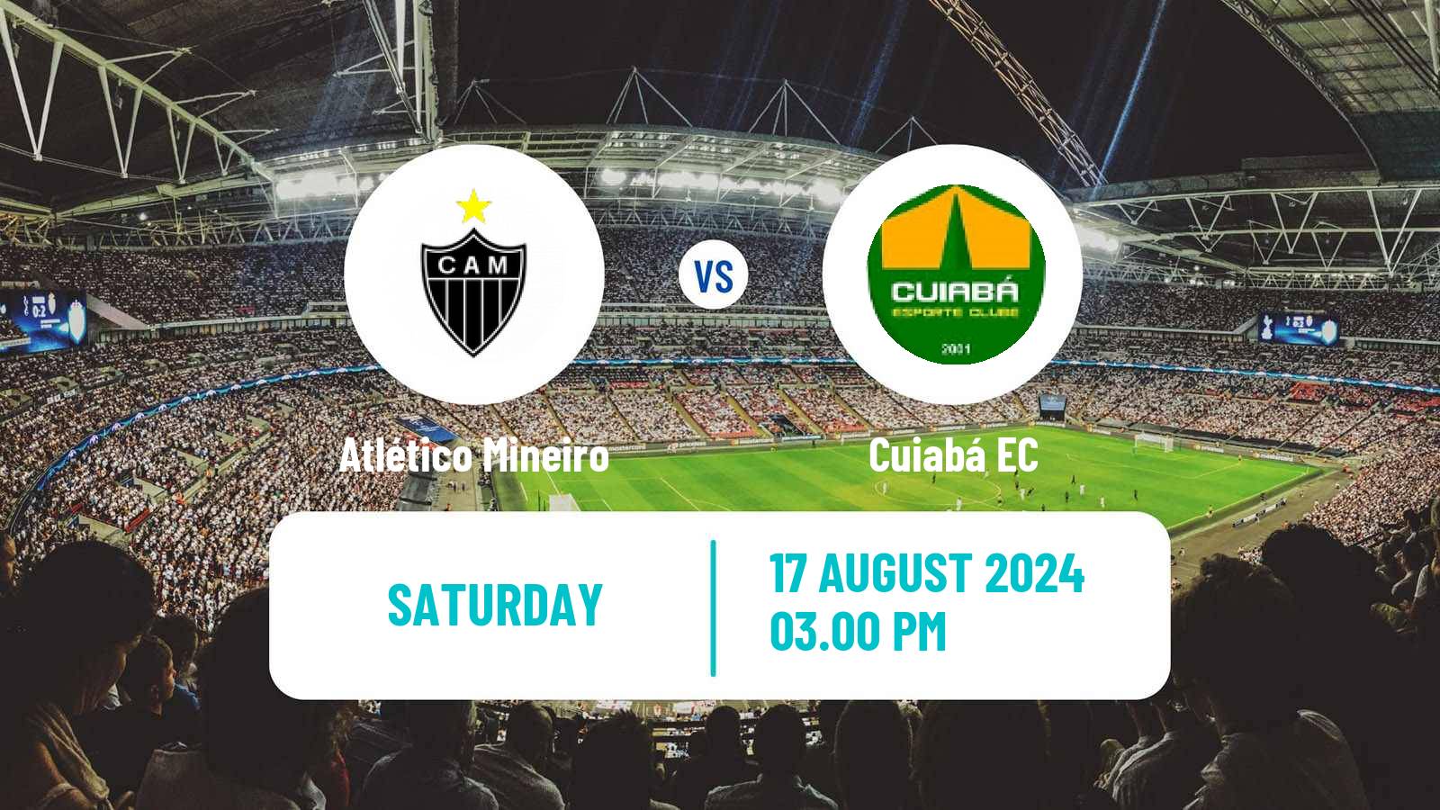 Soccer Brazilian Serie A Atlético Mineiro - Cuiabá